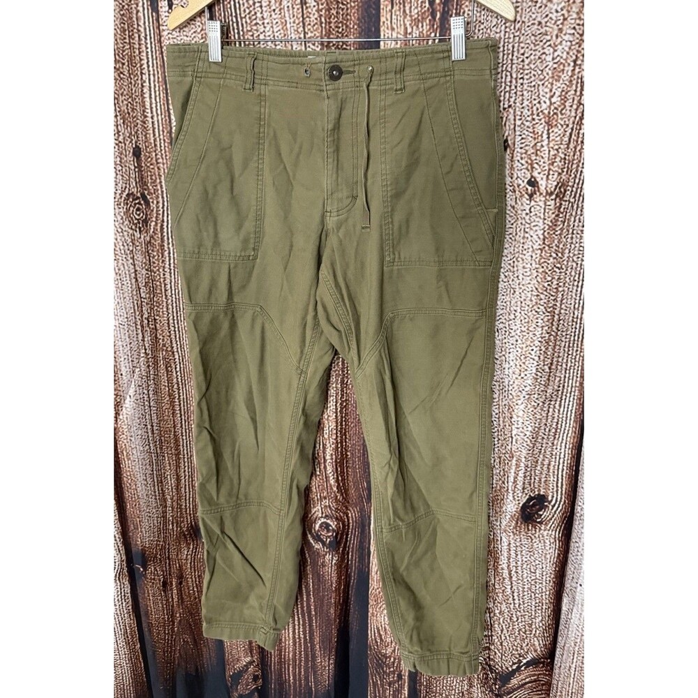 REI Mens Khaki Double Knee Jogger Pants Outdoor Hiking Size 32 x 32
